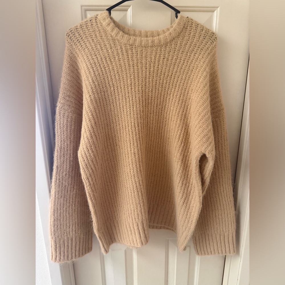 Cotton on women’s size Large Luxe Crew pullover sweater  - NWT